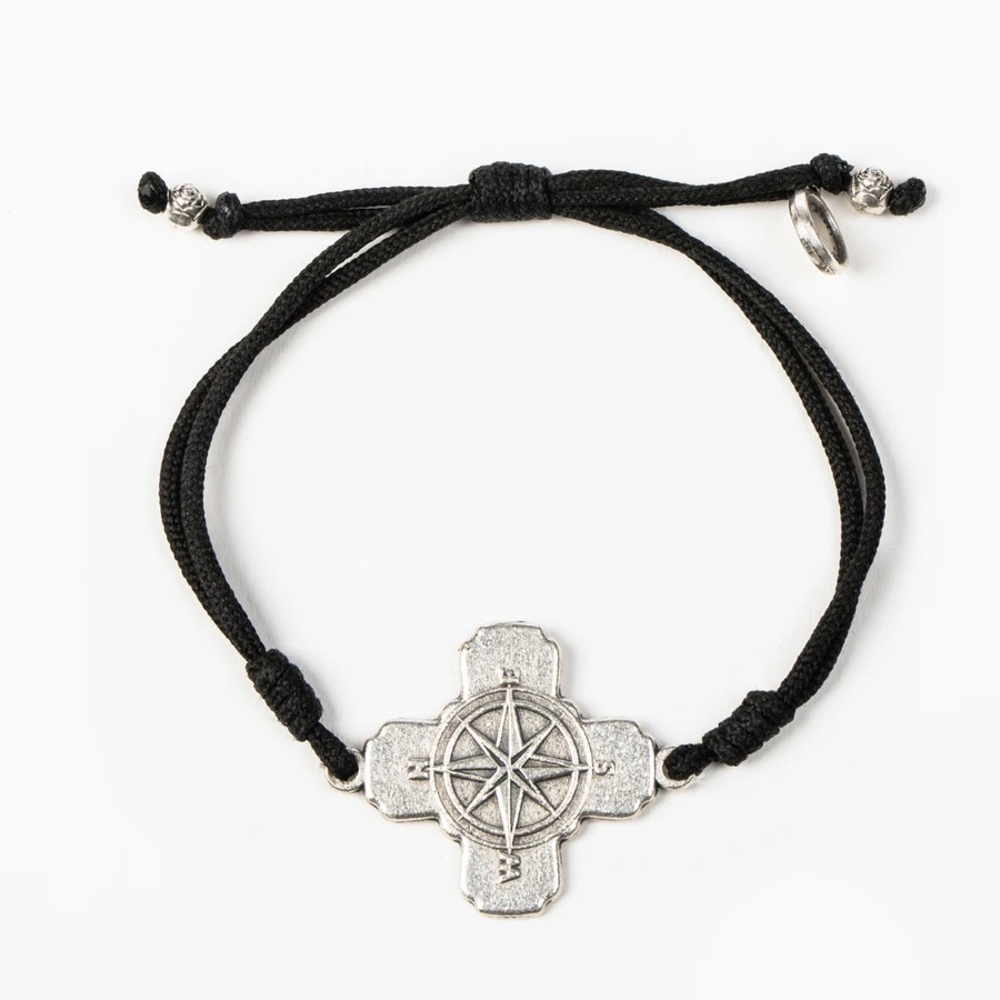 My Saint My Hero Black True North bracelet compass